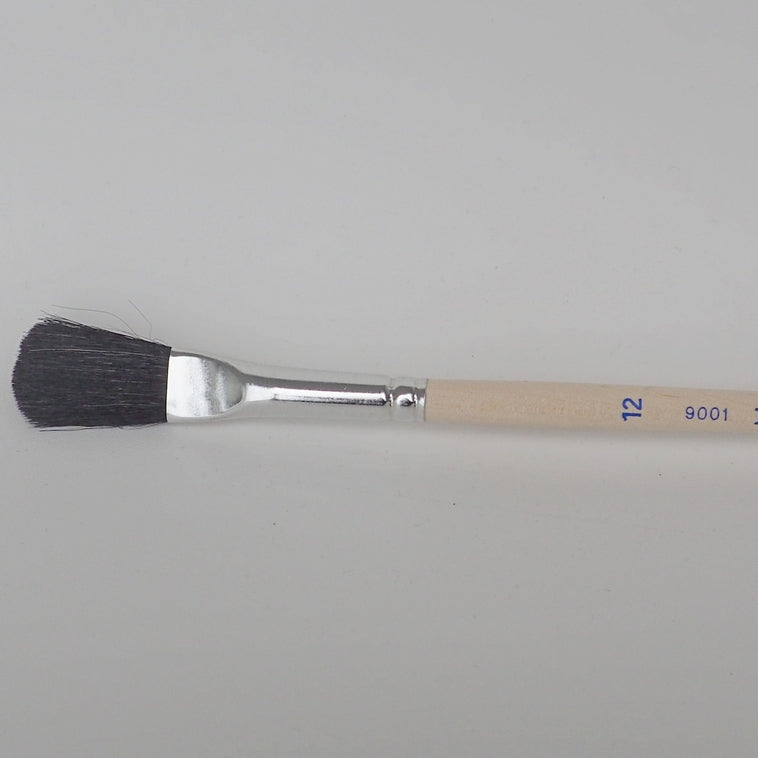 Bild für Pinsel, Ziegenhaar, schwarz, Gr. 12