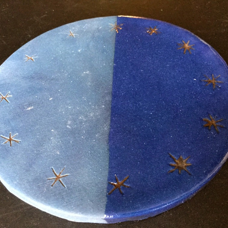 Bild für Engobe dunkelblau