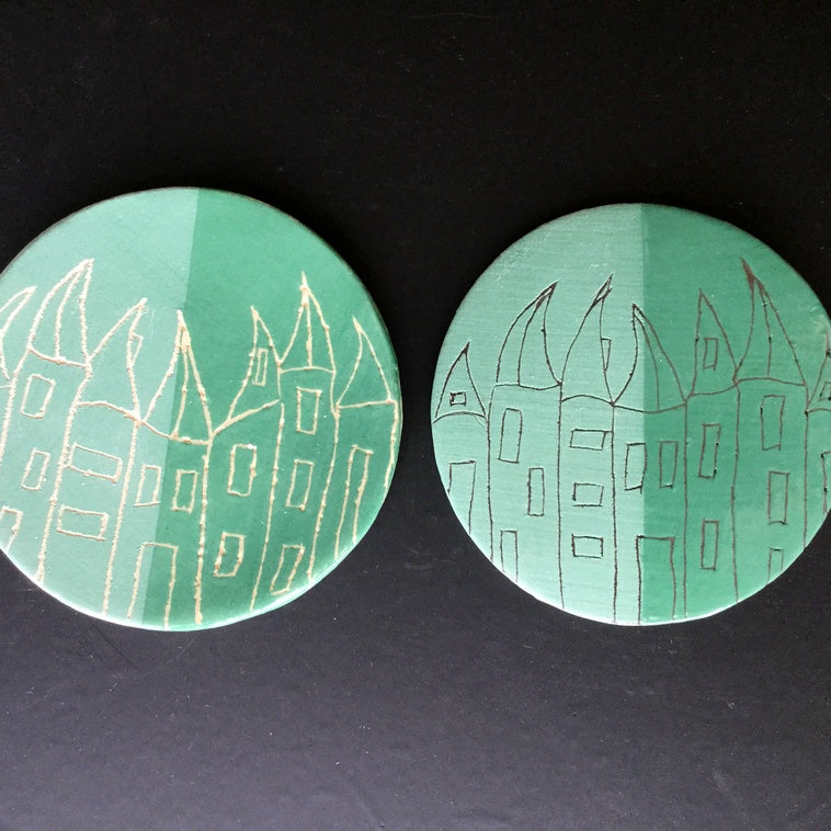 Bild für Engobe dunkelgrün