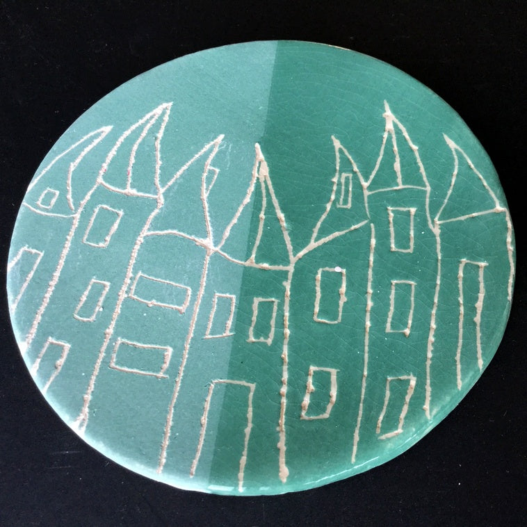 Bild für Engobe dunkelgrün