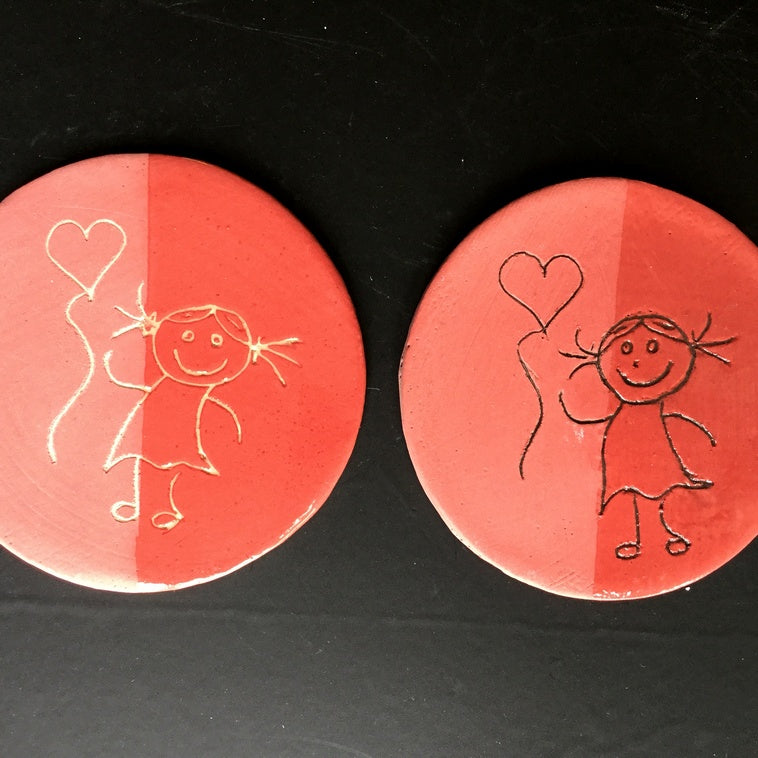 Bild für Engobe Dunkelrot