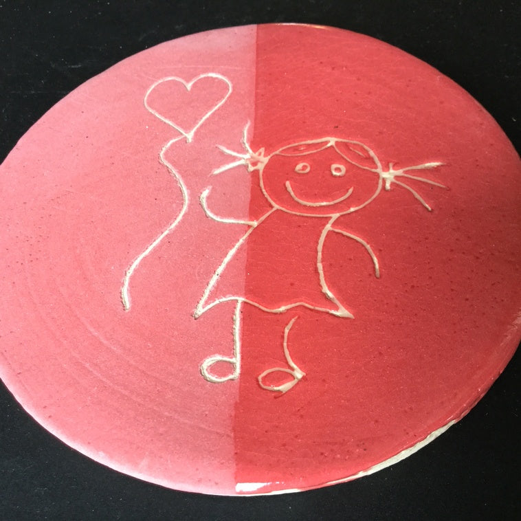 Bild für Engobe Dunkelrot