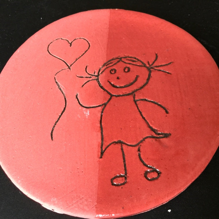 Bild für Engobe Dunkelrot